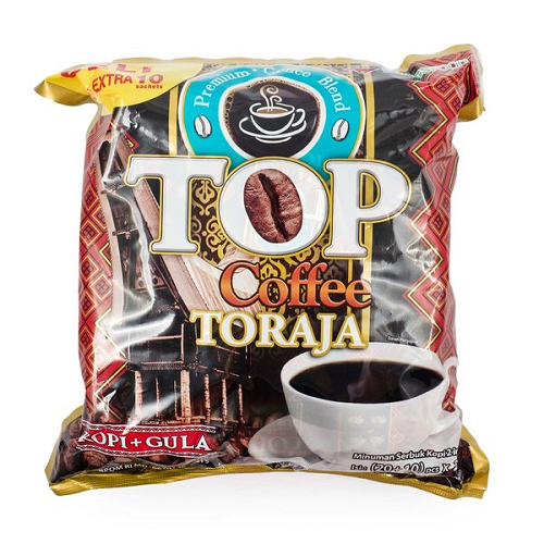 Top Coffee Toraja Kopi+Gula 20+10 Sachet